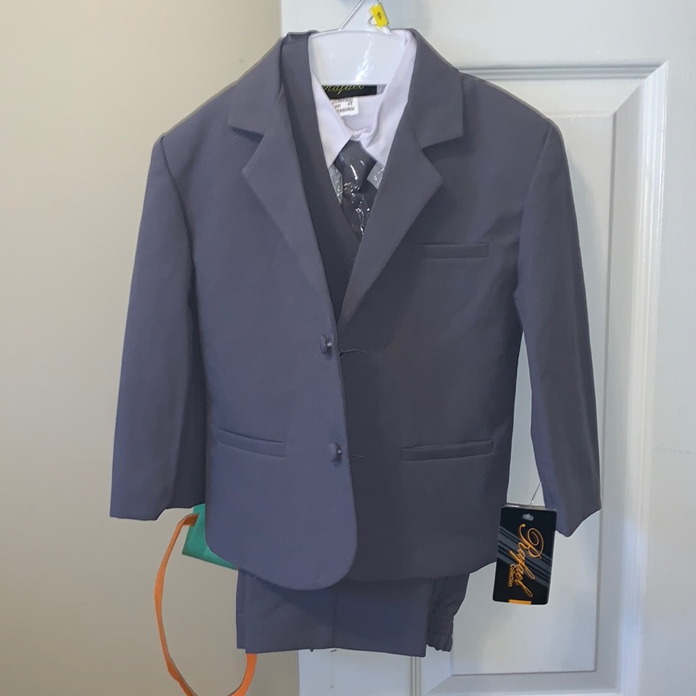 NWT Boys Gray Suit